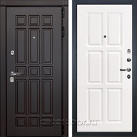 Входная металлическая дверь Лекс 8 Сенатор №85 (Венге / Софт белый снег)