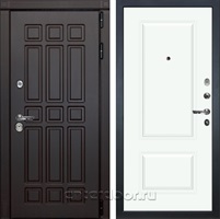 Входная металлическая дверь Лекс 8 Сенатор №55.1 Вероника-1 (Венге / Белый софт)