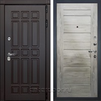 Входная металлическая дверь Лекс 8 Сенатор №111 Клеопатра (Венге / Дуб тревис серый)