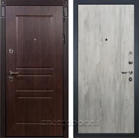Входная стальная дверь Лекс Сенатор Винорит №73 Лучия-1 (Алмон 28 / Дуб тревис серый)