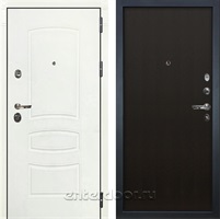 Входная металлическая дверь Лекс Сенатор 3К №2 (Белая шагрень / Венге)