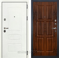 Входная металлическая дверь Лекс Сенатор 3К №83 (Белая шагрень / Винорит дуб тёмный)