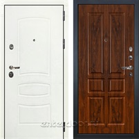 Входная металлическая дверь Лекс Сенатор 3К №91 (Белая шагрень / Винорит дуб тёмный)