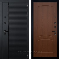 Входная металлическая дверь Лекс Гранд Рояль №11 (Черный кварц / Береза мореная)