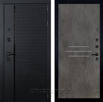 Входная металлическая дверь Лекс Гранд Рояль №82 (Черный кварц / Бетон тёмный)
