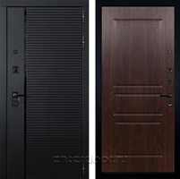 Входная металлическая дверь Лекс Гранд Рояль №60 (Черный кварц / Винорит Алмон 28)