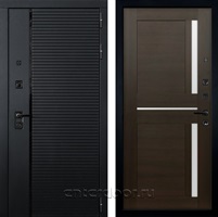 Входная металлическая дверь Лекс Гранд Рояль №50 Баджио (Черный кварц / Венге)