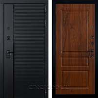 Входная металлическая дверь Лекс Гранд Рояль №92 (Черный кварц / Винорит дуб тёмный)
