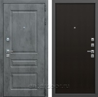 Входная металлическая дверь Лекс Соната №2 (Бетон темный / Венге)