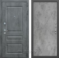 Входная металлическая дверь Лекс Соната №104 (Бетон темный / Бетон светлый)
