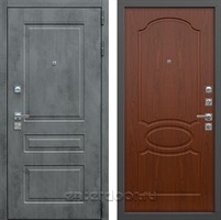 Входная металлическая дверь Лекс Соната №12 (Бетон темный / Берёза мореная)