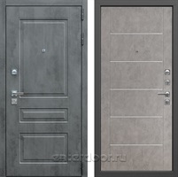 Входная металлическая дверь Лекс Соната №80 (Бетон темный / Бетон светлый)