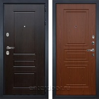 Входная металлическая дверь Лекс Гладиатор 3к Классик №19 (Венге / Береза мореная)