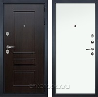Входная металлическая дверь Лекс Гладиатор 3к Классик №59 (Венге / Винорит Белый)