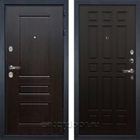 Входная металлическая дверь Лекс Гладиатор 3к Классик №29 (Венге / Венге)