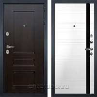 Входная металлическая дверь Лекс Гладиатор 3к Классик №31.1 (Венге / Белый Ясень)