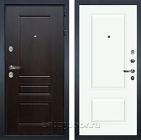 Входная металлическая дверь Лекс Гладиатор 3к Классик №55.1 Вероника-1 (Венге / Белый софт)