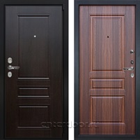 Входная металлическая дверь Лекс Бристоль №108 (Венге / Дуб Коньяк)