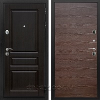 Входная металлическая дверь Армада Премиум Н Гладкая (Венге / Венге поперечная)
