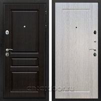 Входная металлическая дверь Армада Премиум Н ФЛ-119 (Венге / Беленый дуб)