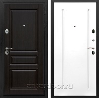Входная металлическая дверь Армада Премиум Н ФЛ-68 (Венге / Белый матовый)