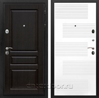 Входная металлическая дверь Армада Премиум Н ФЛ-185 (Венге / Белый матовый)