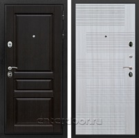 Входная металлическая дверь Армада Премиум Н ФЛ-185 (Венге / Сандал белый)