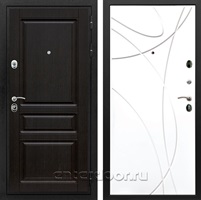 Входная металлическая дверь Армада Премиум Н ФЛ-247 (Венге / Белый матовый)