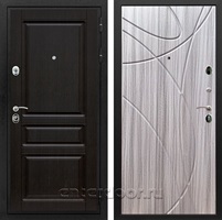 Входная металлическая дверь Армада Премиум Н ФЛ-247 (Венге / Сандал серый)