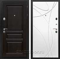 Входная металлическая дверь Армада Премиум Н ФЛ-247 (Венге / Белый ясень)