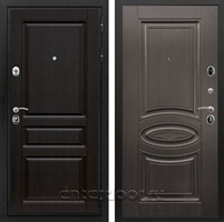 Входная металлическая дверь Армада Премиум Н ФЛ-181 (Венге / Венге)