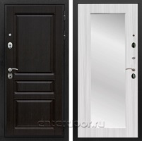 Входная металлическая дверь Армада Премиум Н с зеркалом Пастораль (Венге / Сандал белый)