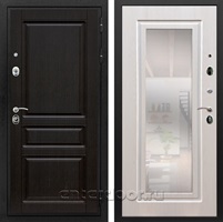 Входная металлическая дверь Армада Премиум Н с зеркалом ФЛЗ-120 (Венге / Лиственница беж)
