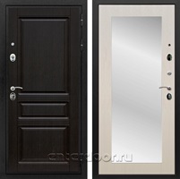 Входная металлическая дверь Армада Премиум Н с зеркалом Пастораль (Венге / Лиственница беж)
