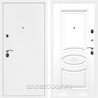 Входная дверь Армада Престиж ФЛ-181 (Белая шагрень / Белый матовый)