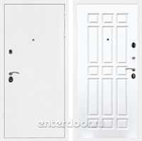 Входная дверь Армада Престиж ФЛ-33 (Белая шагрень / Белый матовый)