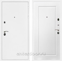 Входная металлическая дверь Армада 5А ФЛ-119 (Белая шагрень / Белый ясень)