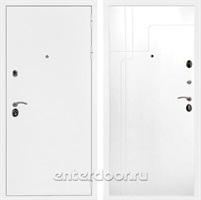 Входная дверь Армада Престиж ФЛ-246 (Белая шагрень / Белый софт)