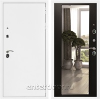 Входная дверь Армада Престиж с зеркалом 2XL (Белая шагрень / Венге)