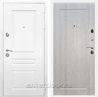 Входная металлическая дверь Армада Премиум Н ФЛ-119 (Белый / Беленый дуб)
