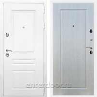Входная металлическая дверь Армада Премиум Н ФЛ-119 (Белый / Лиственница беж)