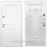 Входная металлическая дверь Армада Премиум Н ФЛ-244 (Белый / Белый ясень)