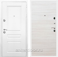 Входная металлическая дверь Армада Премиум Н Гладкая (Белый / Акация светлая)
