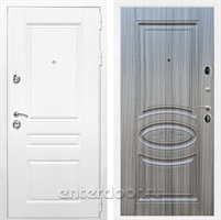 Входная металлическая дверь Армада Премиум Н ФЛ-181 (Белый / Сандал серый)