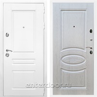 Входная металлическая дверь Армада Премиум Н ФЛ-181 (Белый / Лиственница беж)