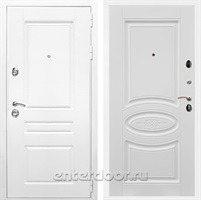 Входная металлическая дверь Армада Премиум Н ФЛ-181 (Белый / Белый ясень)