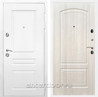 Входная металлическая дверь Армада Премиум Н ФЛ-138 (Белый / Беленый дуб)