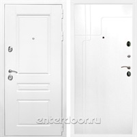 Входная металлическая дверь Армада Премиум Н ФЛ-246 (Белый / Белый ясень)