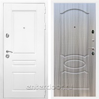 Входная металлическая дверь Армада Премиум Н ФЛ-128 (Белый / Сандал серый)