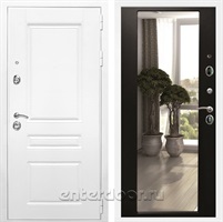 Входная металлическая дверь Армада Премиум Н с зеркалом 2XL (Белый / Венге)